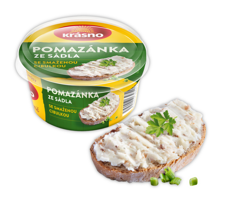 Pomazánka ze sádla se smaženou cibulkou 150g