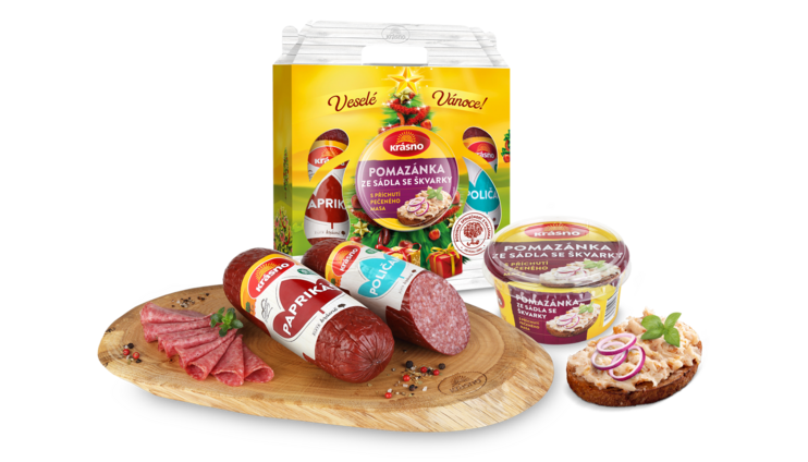 Vánoční balíček 750g kolaž