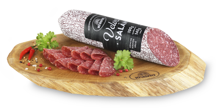 Velvet salám prkýnko