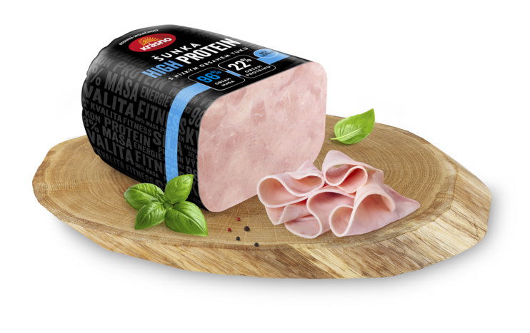 high protein šunka nejvyšší jakosti prkýnko
