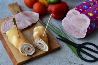 Slané palačinky se šunkou Amálka