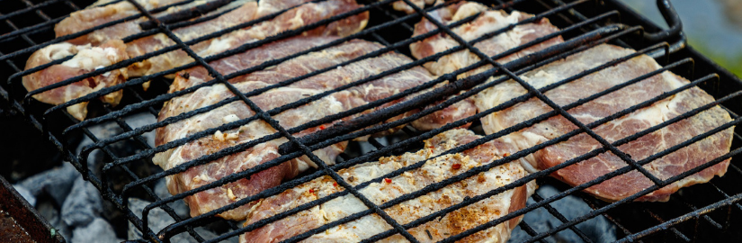 Vepřové krkovice na grilu