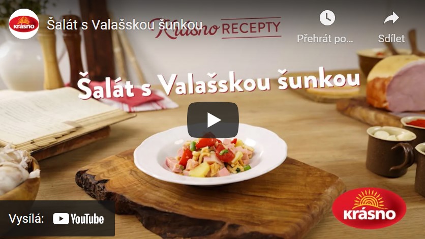 salát s valašskou šunkou