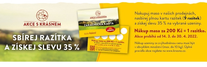 Nasbírejte si slevu až 35 %