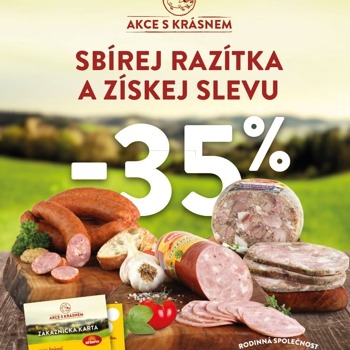 Nasbírejte si slevu až 35 %